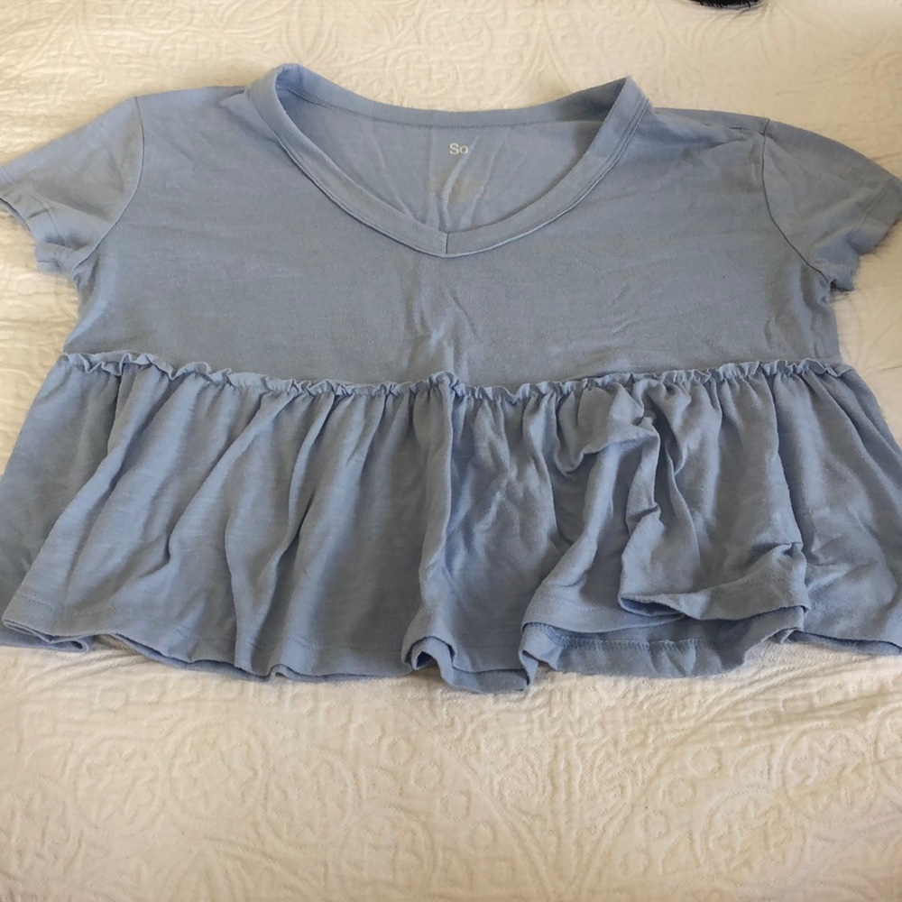 Blue cute shirt